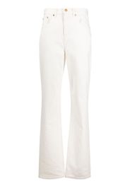 Tory Burch high-waisted flared jeans - Weiß