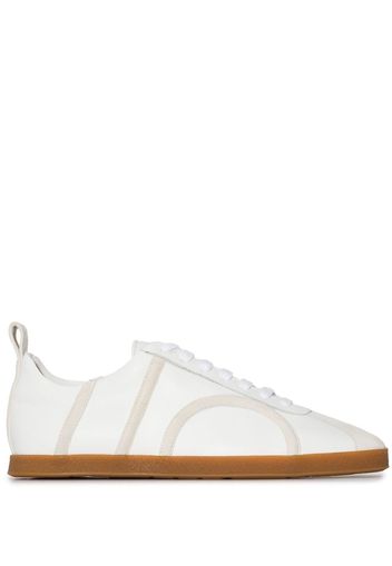 Totême low-top lace-up trainers - Weiß