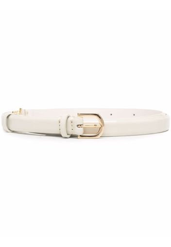 Totême double casp buckled belt - Nude