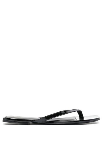 Totême Flip-Flops mit eckiger Kappe - Schwarz