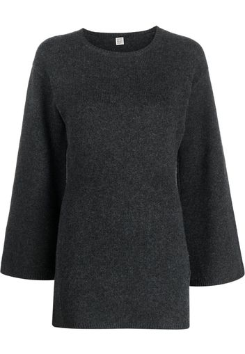 Totême Pullover mit Rundhalsausschnitt - Grau