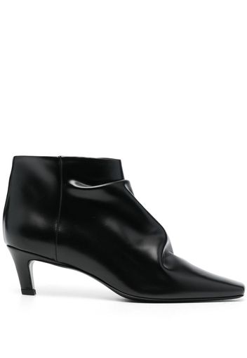 Totême 60mm leather ankle boots - Schwarz