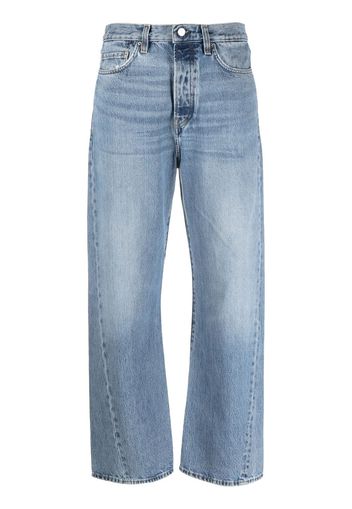 TOTEME high-waist straight-leg jeans - Blau