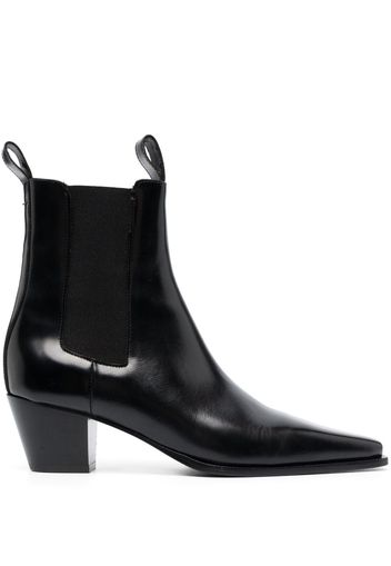 TOTEME The City 50mm leather chelsea boots - Schwarz