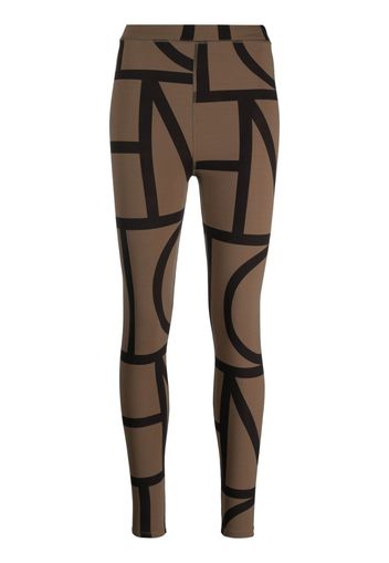 TOTEME Leggings mit hohem Bund - Braun