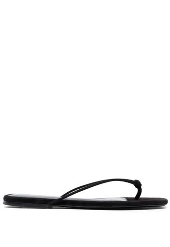 TOTEME The Knot Sandalen aus Wildleder - Schwarz