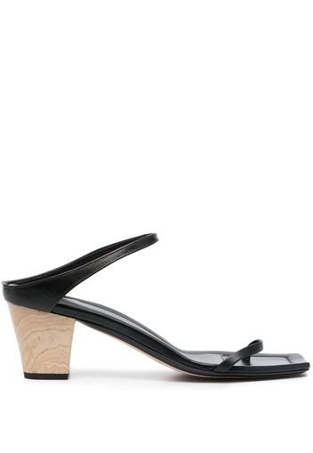 TOTEME The City 60mm leather sandals - Schwarz