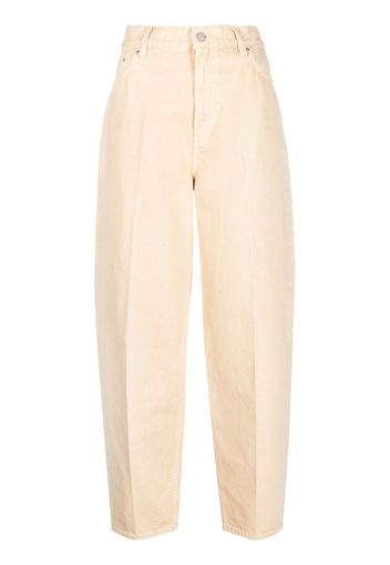 TOTEME high-rise boyfriend jeans - Nude