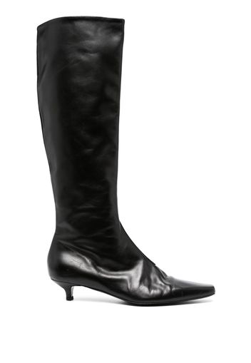 TOTEME The Slim 35mm knee-high boots - Schwarz