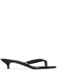 Totême Kitten-Heel-Flip-Flops 40mm - Schwarz