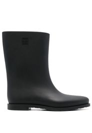 TOTEME Rain logo-debossed boots - Schwarz