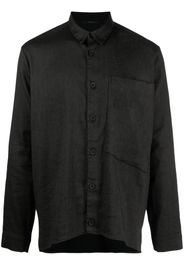 Transit patch-pocket button-up shirt - Grau