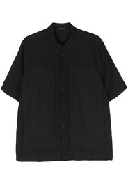 Transit decorative-stitching shortsleeve shirt - Schwarz