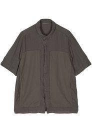 Transit panelled short-sleeve shirt - Grau