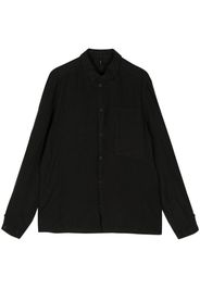 Transit long-sleeve linen shirt - Schwarz
