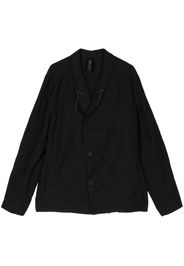 Transit off-centre fastening blazer - Schwarz