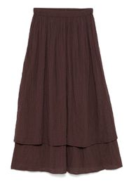 Transit crinkled midi skirt - Braun