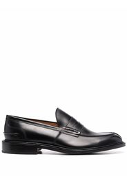 Tricker's slip-on leather loafers - Schwarz