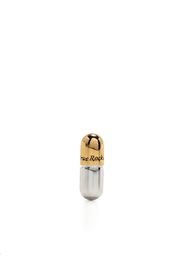True Rocks Pill two-tone stud earring - Silber
