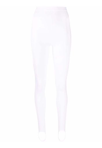 TTSWTRS logo print leggings - Weiß