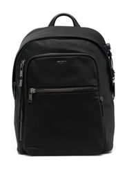 Tumi logo-lettering backpack - Schwarz