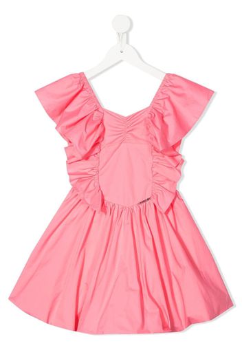 TWINSET Kids ruffle-trimmed mini dress - Rosa