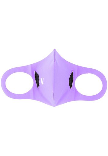 U-Mask Mundschutz mit Logo-Print - Violett