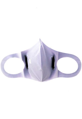 U-Mask Mundschutz mit Logo-Print - Grau