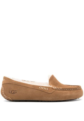 UGG Dakota shearling-lined loafers - Nude