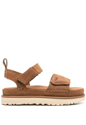 UGG suede touch-strap sandals - Braun