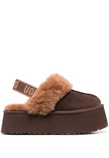 UGG funkette shearling-lining mules - Braun