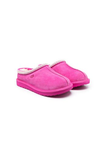 UGG Kids Tasman stitching-detail slippers - Rosa