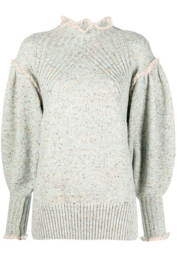 Ulla Johnson Ramira puff-shoulder jumper - Blau