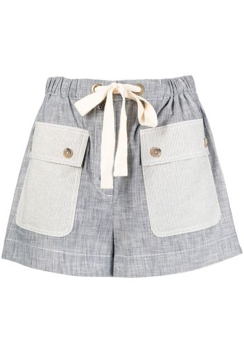 Ulla Johnson drawstring-waist shorts - Blau