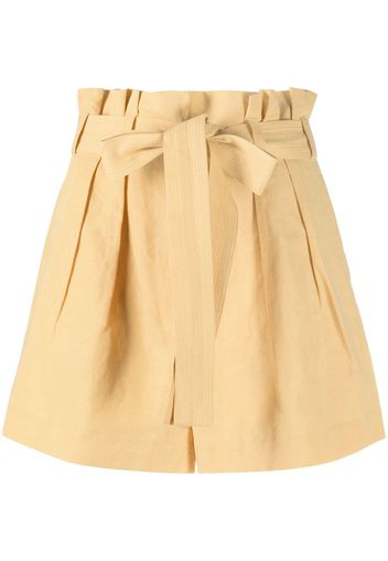 Ulla Johnson belted-waist shorts - Nude