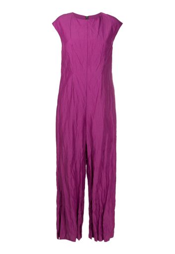 Uma | Raquel Davidowicz Jumpsuit in Knitteroptik - Violett