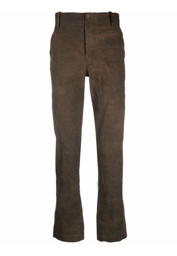 Uma Wang straight-leg chino trousers - Braun