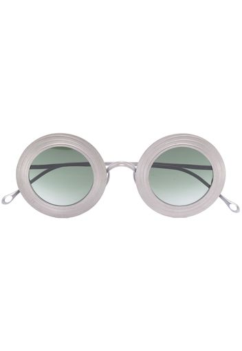 Uma Wang round-frame gradient sunglasses - Silber