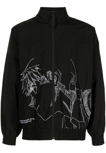 UNDERCOVER x Neon Genesis Evangelion Sportjacke - Schwarz