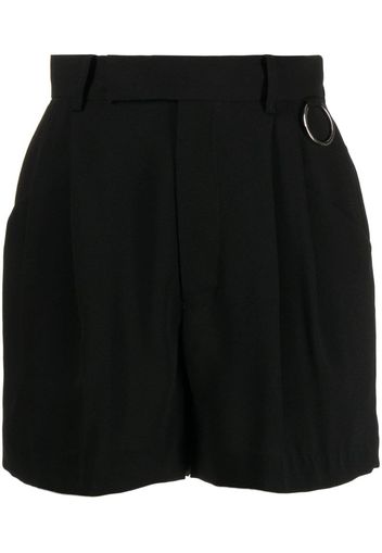 Undercover Shorts mit Bundfalten - Schwarz