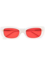 Undercover rectangle-frame sunglasses - Weiß