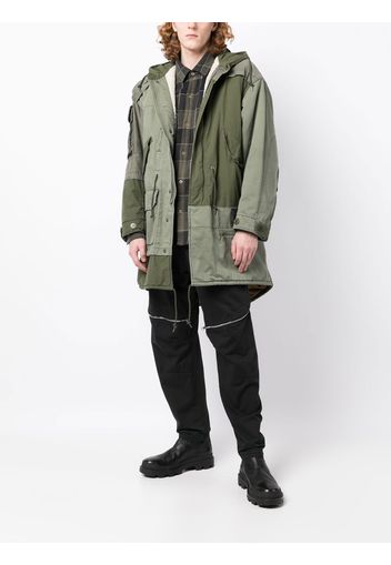 Undercoverism Parka im Deconstructed-Look - Grün