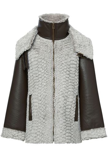 Unreal Fur Synergy Jacke aus Faux Fur - Grau