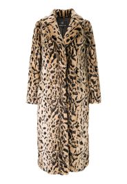 Unreal Fur Mantel mit Leoparden-Print - Braun