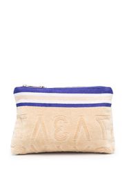 V°73 logo-print wash bag - Nude