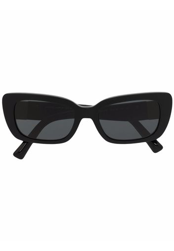 Valentino Eyewear Eckige Roman Stud Sonnenbrille - Schwarz