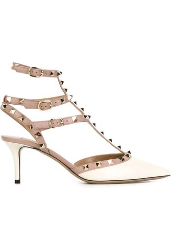 Valentino Garavani 'Rockstud' Sandalen - Weiß