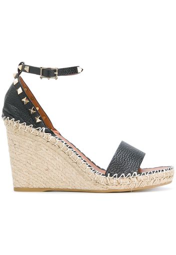 Valentino Garavani 'Rockstud' Espadrilles - Schwarz