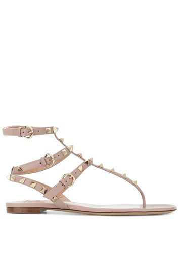 Valentino Garavani 'Rockstud' Sandalen - Nude