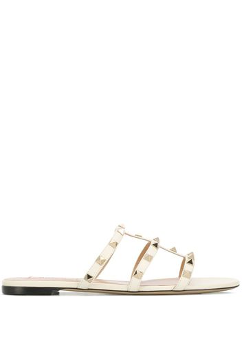 Valentino Garavani 'Rockstud' Sandalen - Weiß